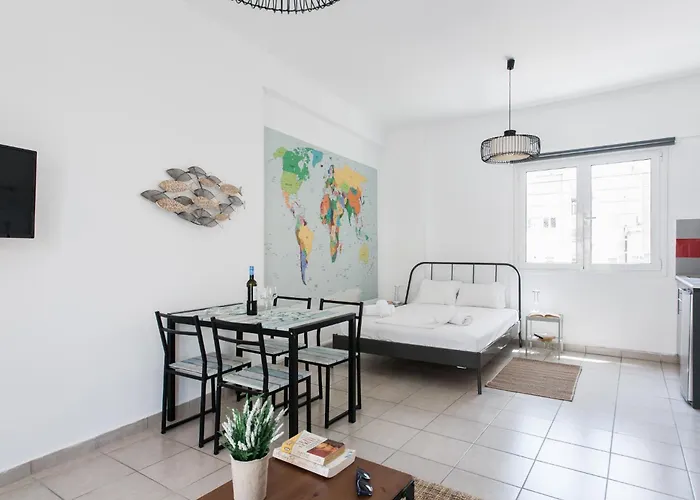 Aegean Style, City Center Studio Next To Acropolis